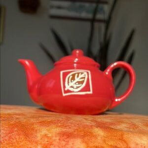 Miniature Red Teapot